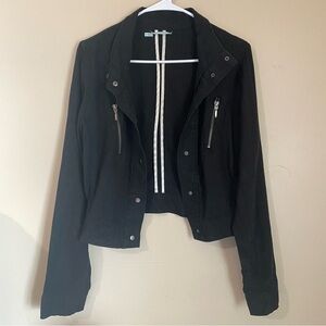 Maurices Casual Black Lightweight Linen Jacket